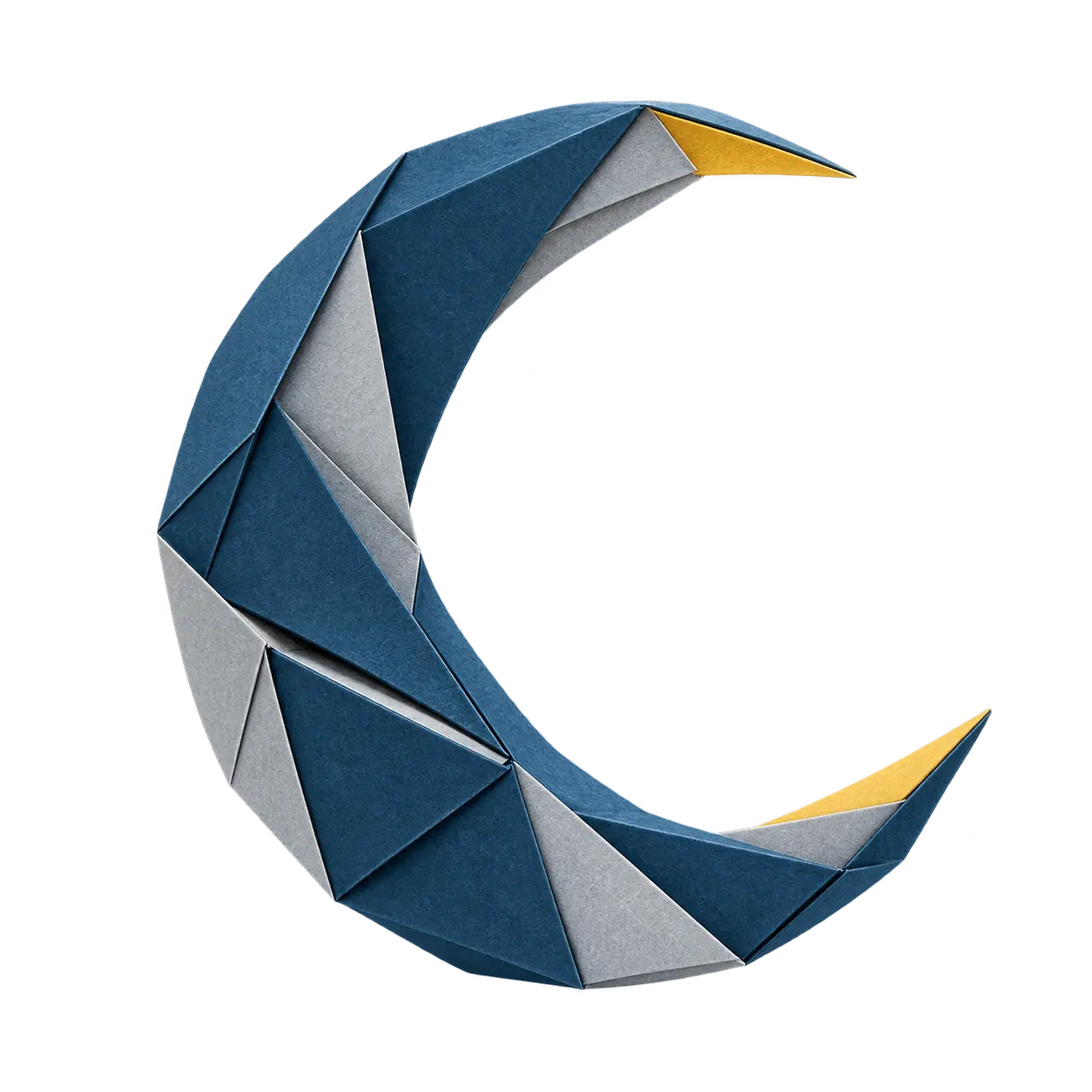 Origami moon